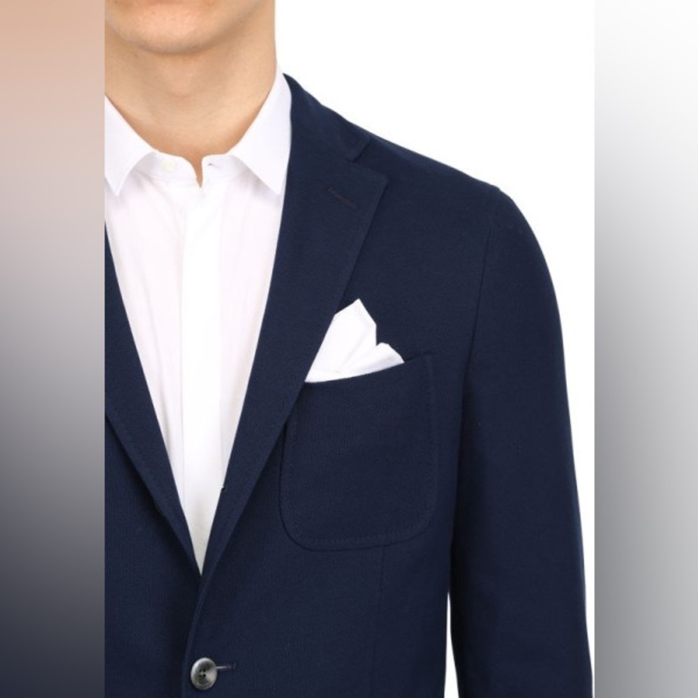 NWT Boglioli K Jacket Dover Blazer Navy IT 56R three button lightweight
